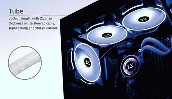 Xigmatek Aurora 240 ARGB Arctic (Ảnh 3)