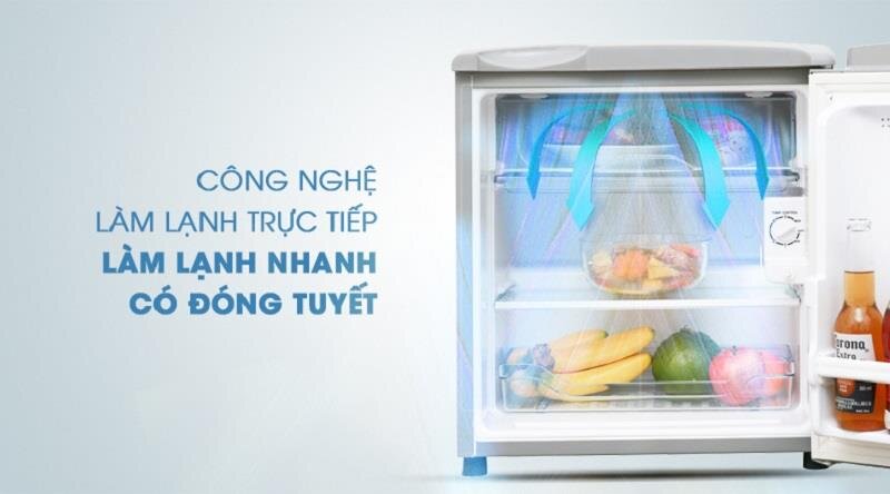 Tủ lạnh AQua AQR-55ER/SS- 50 Lít