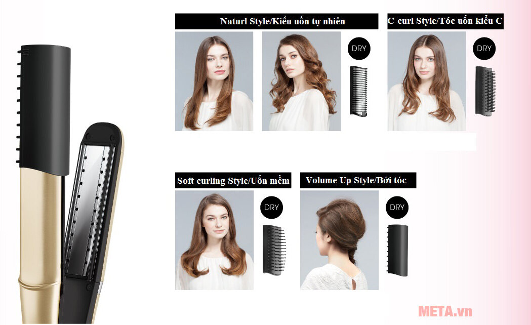 Máy tạo kiểu tóc bổ sung ion âm Tescom NTIR2610