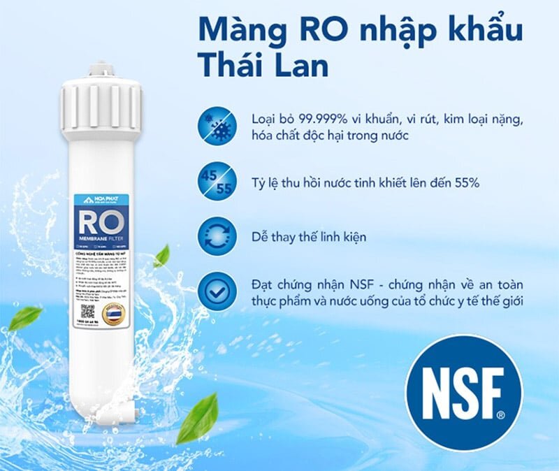 Máy lọc nước Hòa Phát HPN629