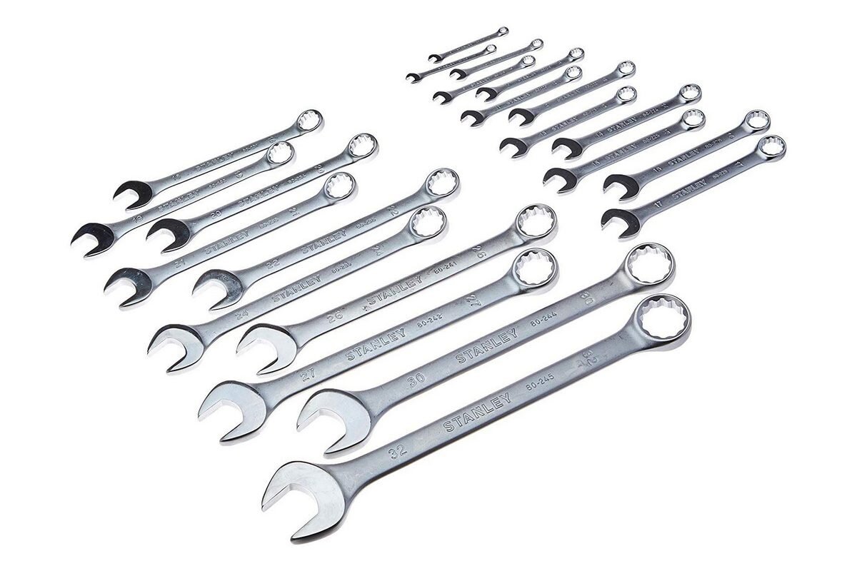 Cờ lê vòng miệng hệ mét (bộ 14c) Stanley 87-036-1