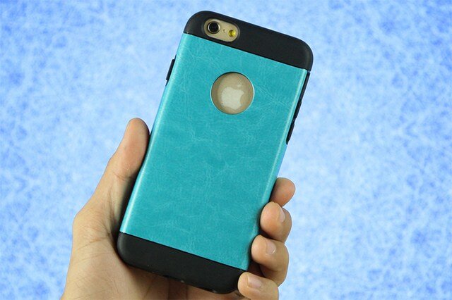 Ốp lưng iPhone 6 - 6s Nhựa dẻo phủ da VB Ốp lưng iPhone 6 - 6s Nhựa dẻo phủ da VB