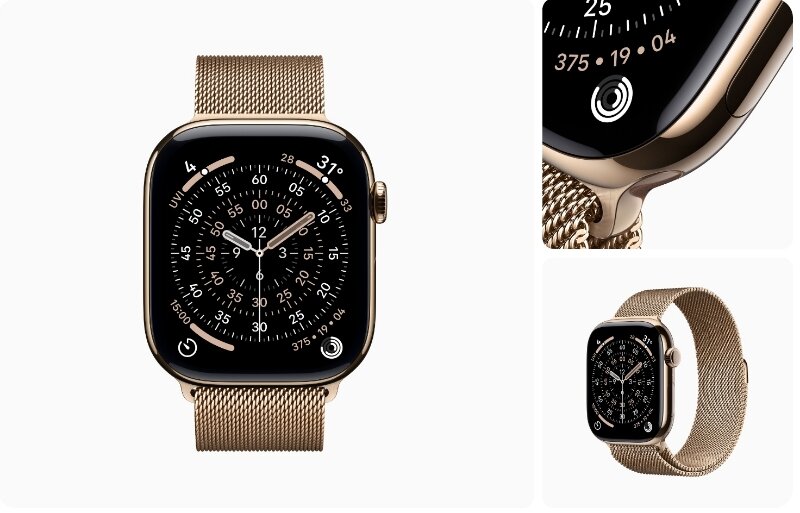 Đồng hồ thông minh Apple Watch Series 11 Titan 46mm GPS   Cellular Milanese Loop