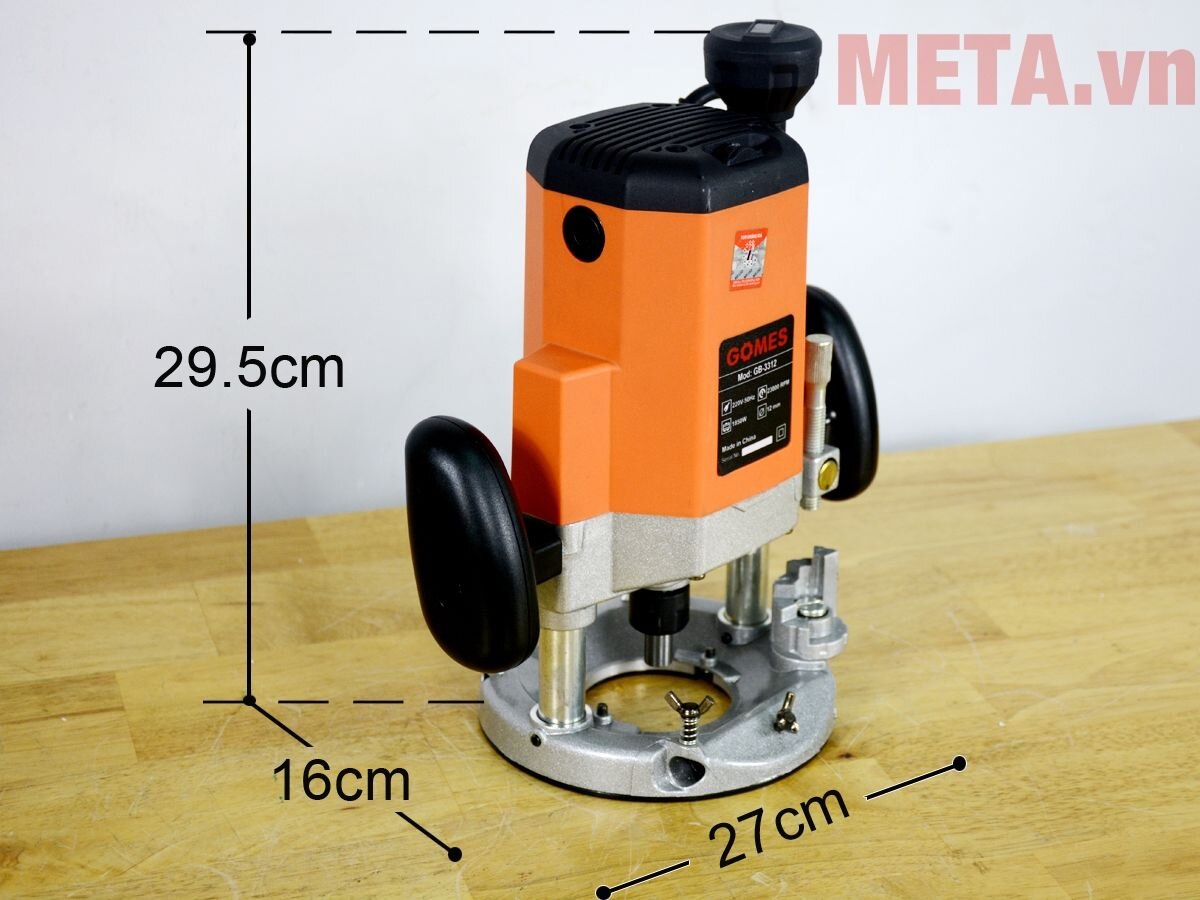 Máy soi gỗ 2 tay cầm Gomes GB-3312A