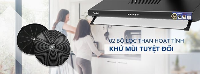 Máy hút mùi âm tủ Funiki HKH9638