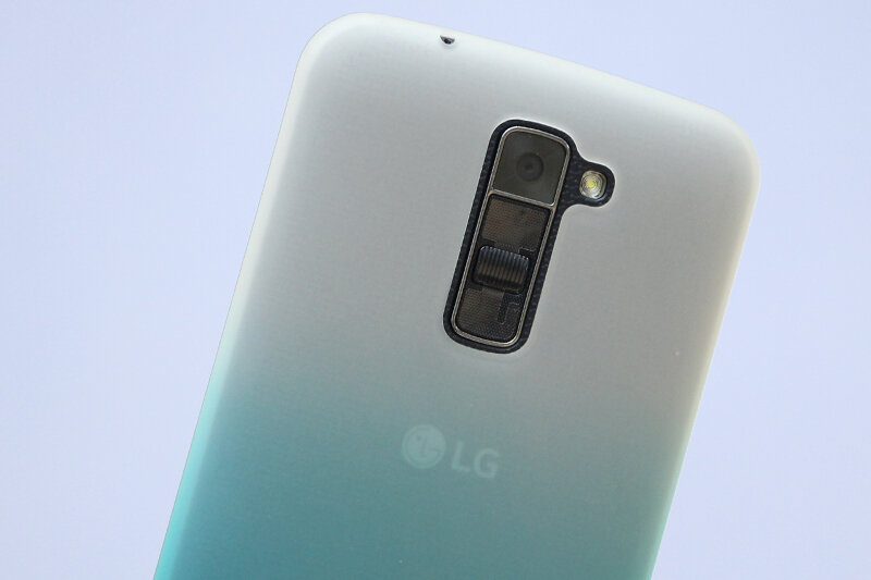 Ốp lưng LG K10 Nhựa dẻo trong Matte Xanh dương