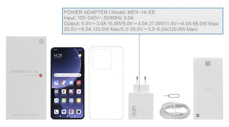 Điện thoại Xiaomi 13T Pro 256GBpin