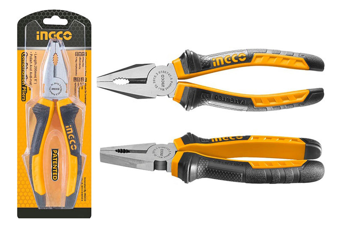 Kềm răng 200mm INGCO HCP08208