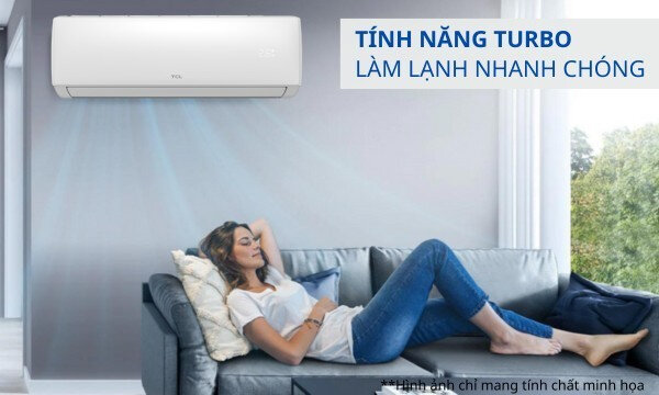 Máy lạnh TCL Inverter 1.5 HP TAC-13CSD/XA73I Làm lạnh nhanh chóng