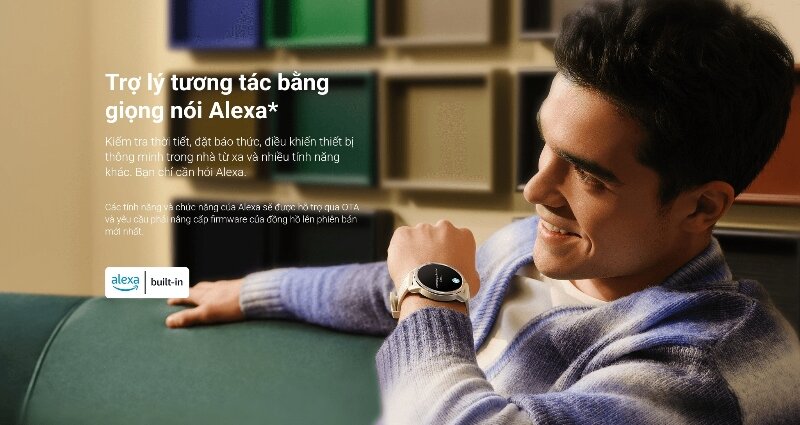 Đồng hồ thông minh Xiaomi S1 Active điều khiển bằng giọng nói