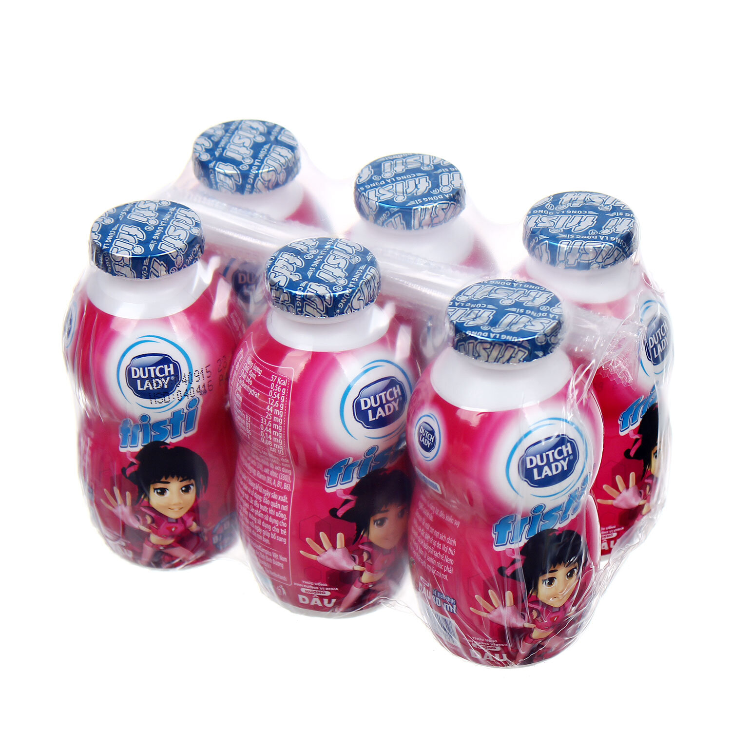 Sữa tươi nước Fristi vị dâu 80ml  Sữa tươi nước Fristi vị dâu 80ml