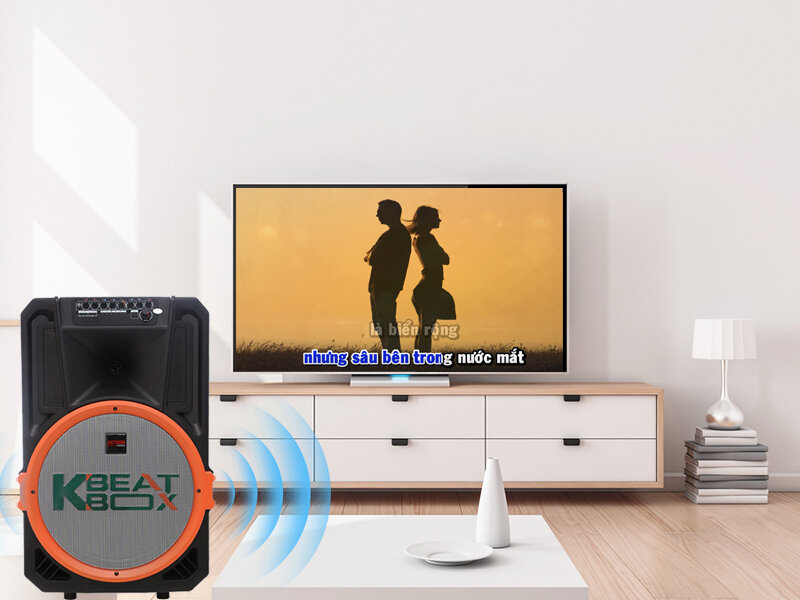 Loa kéo karaoke 100 W Acnos KB39U Loa kéo karaoke 100 W Acnos KB39U
