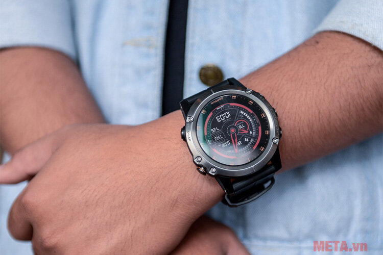 Đồng hồ thông minh hỗ trợ tập luyện Garmin fenix 5X Plus Sapphire