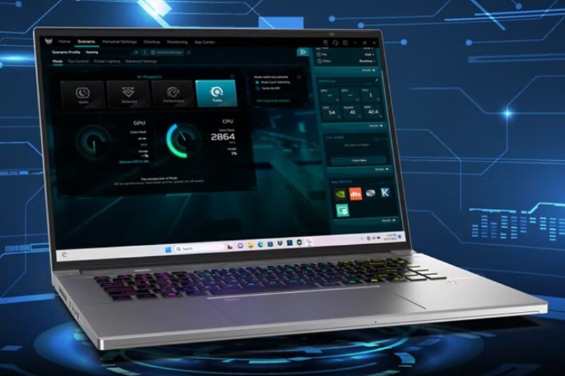 Acer Predator Triton Neo 16 PTN16-51-78JQ tuỳ chỉnh dễ dàng