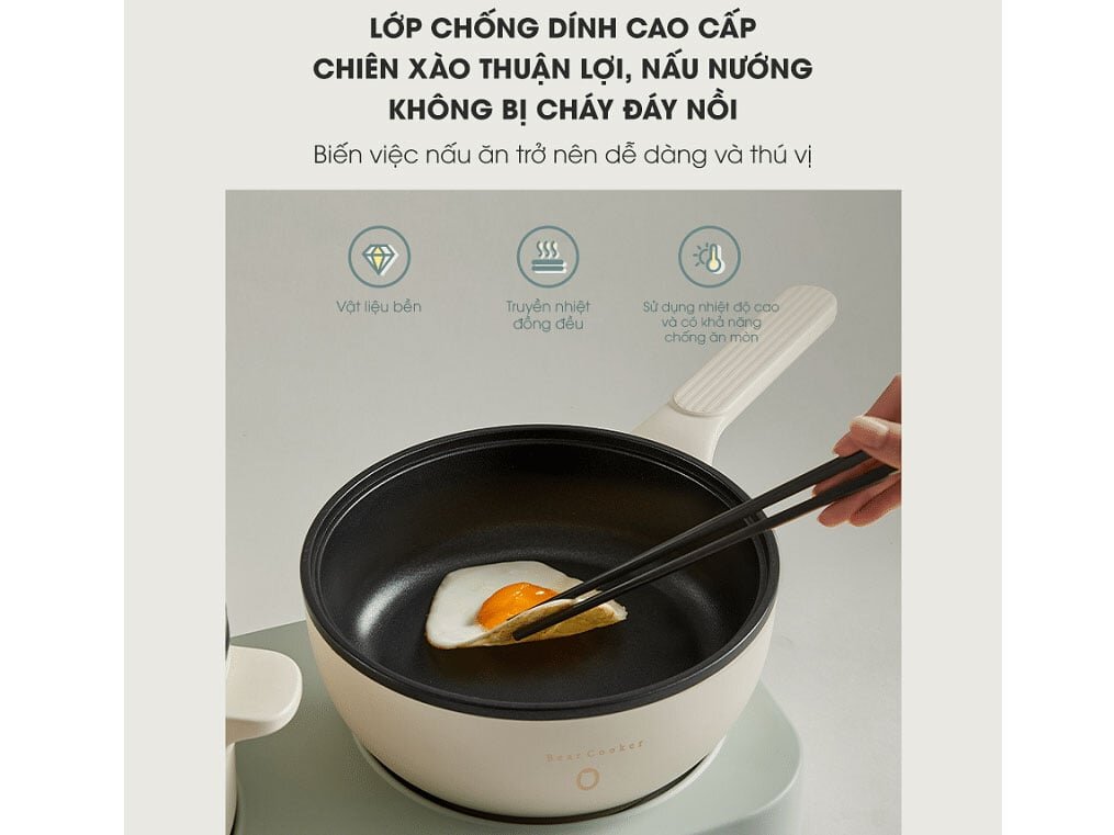 Bếp điện đôi kèm nồi chảo 