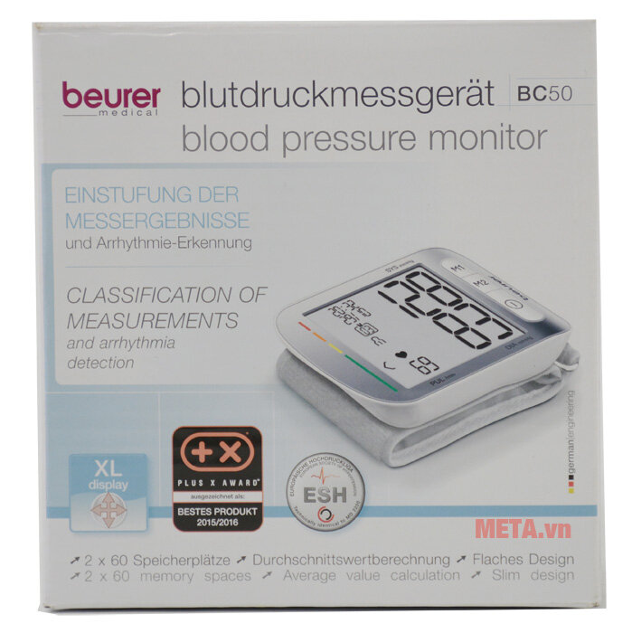 Máy đo huyết áp cổ tay Beurer BC50
