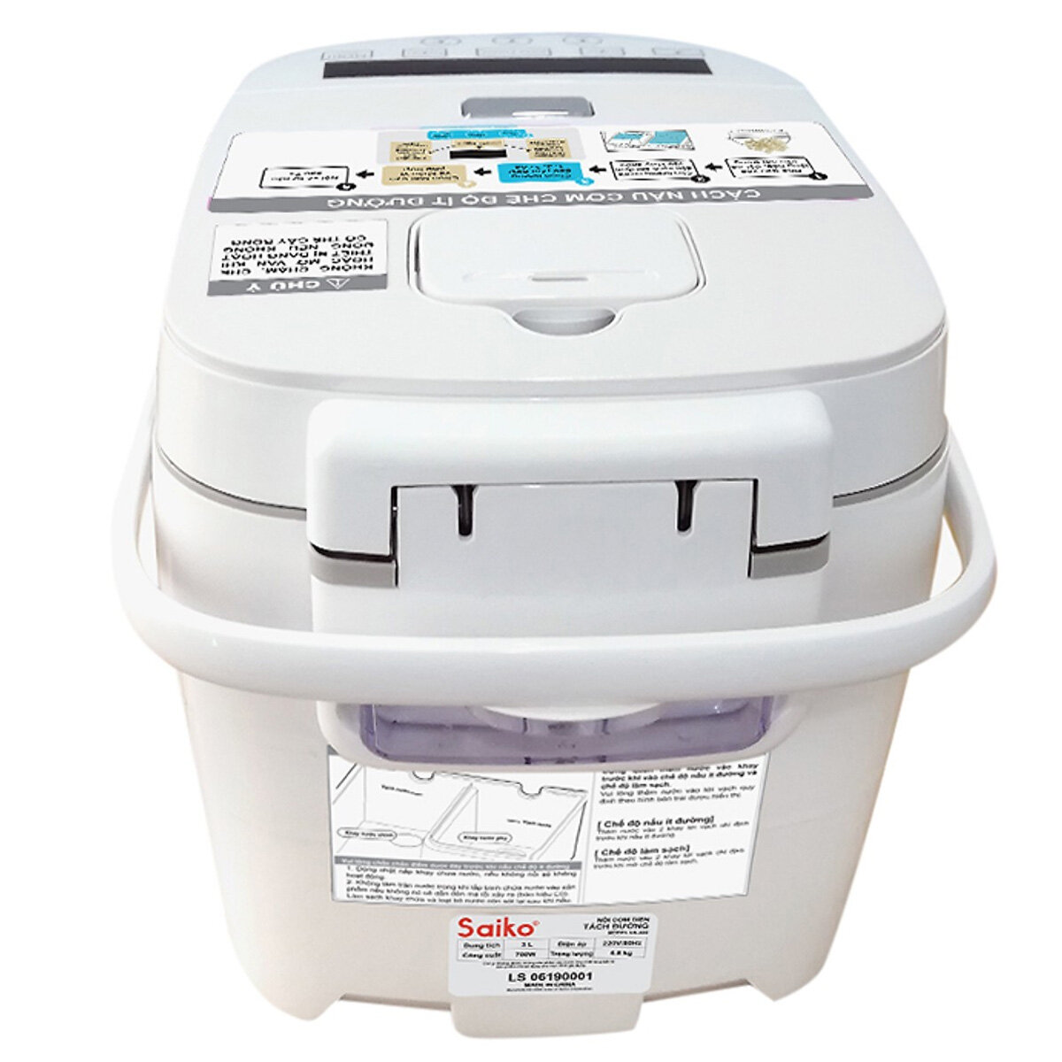 Nồi cơm tách đường Saiko LS-300 (3.0 Lít)