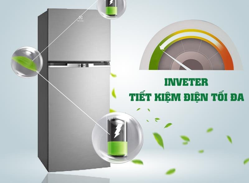 Tủ lạnh Electrolux ETB2802H-H- 260 lít Inverter Tủ lạnh Electrolux ETB2802H-H- 260 lít Inverter