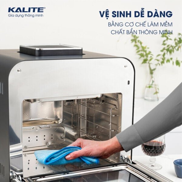 Nồi chiên Kalite rất dễ vệ sinh