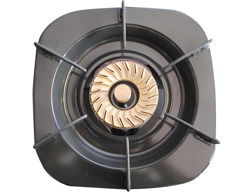 Đầu đốt sen xoáy của bếp gas đôi Rinnai RV-375(SW)N