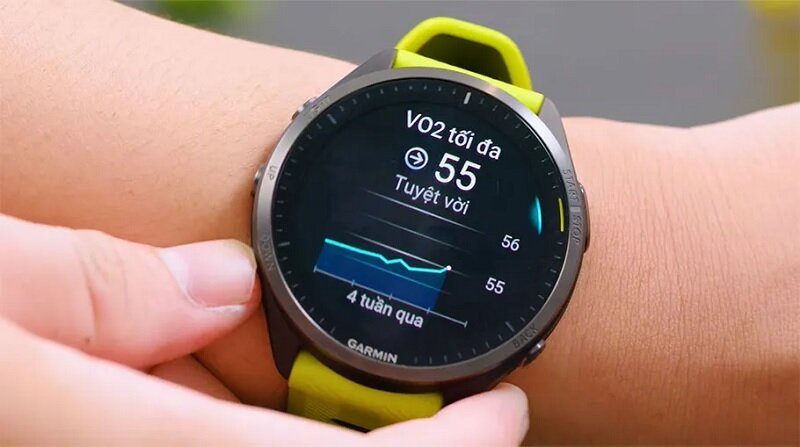 Đồng hồ thông minh Garmin Forerunner 965 47.2mm theo dõi sức khỏe