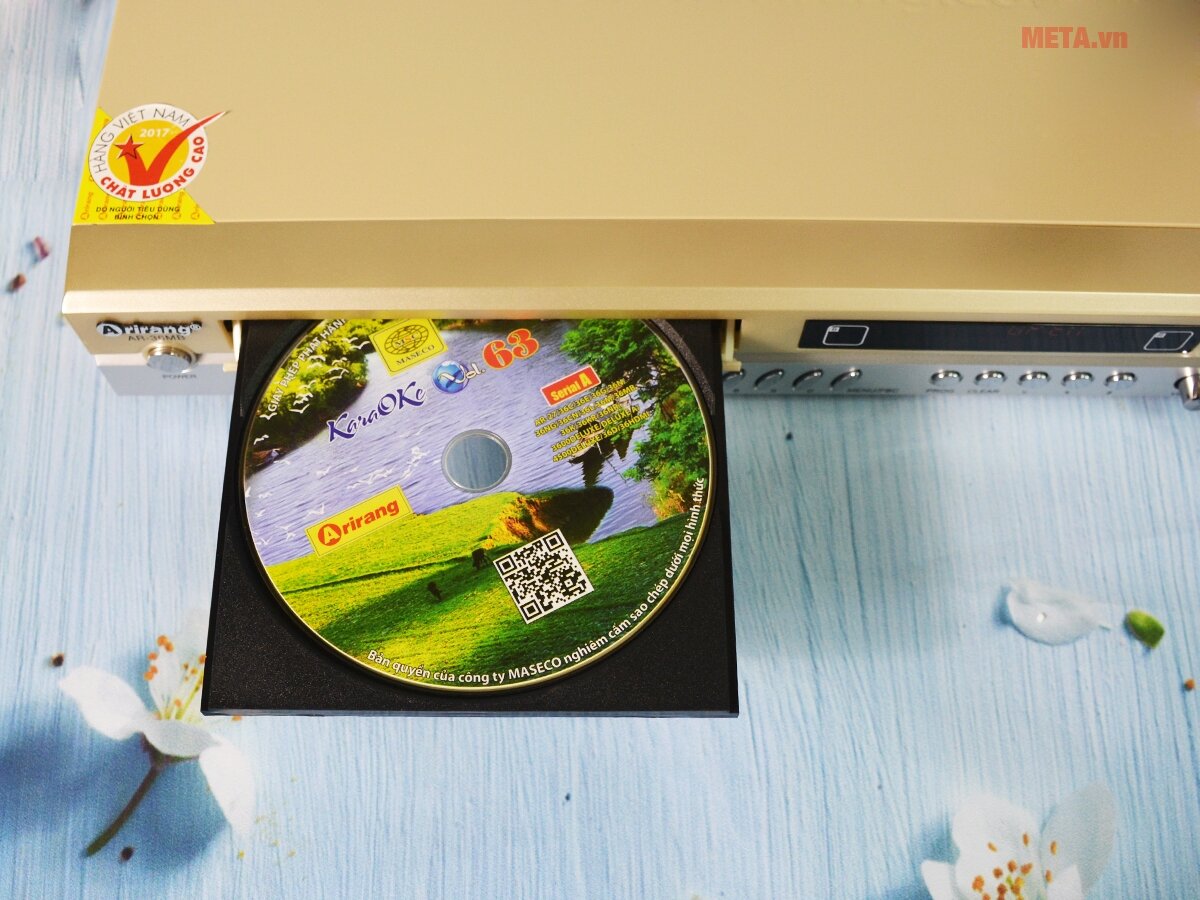 Đầu karaoke 5 số Arirang DVD AR-36MB (kèm 2 micro)