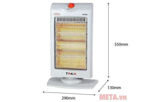 Quạt sưởi Halogen Taka TKE108