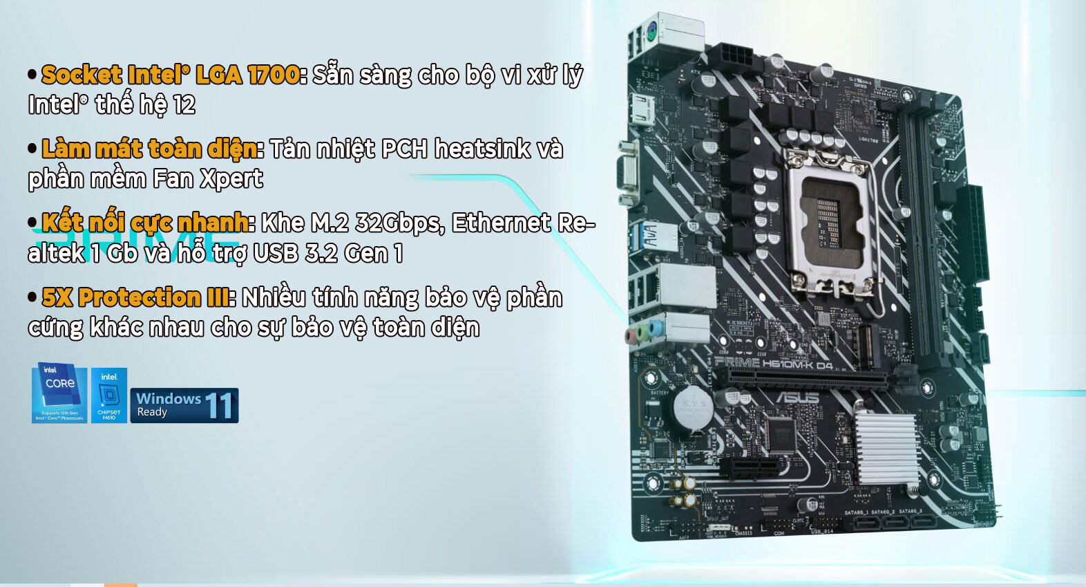 Mainboard Asus PRIME H610M-K D4 