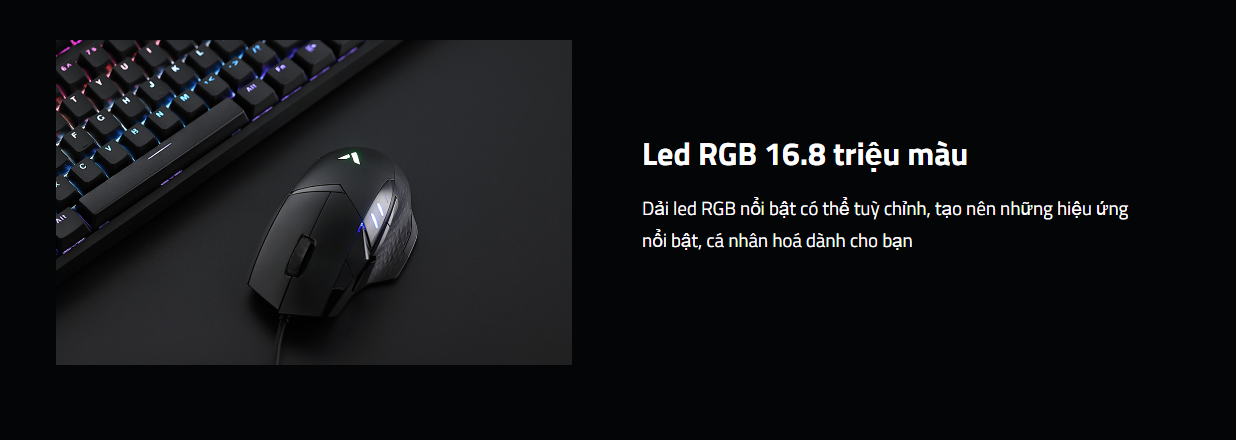 Chuột Gaming có dây Rapoo VT300 4