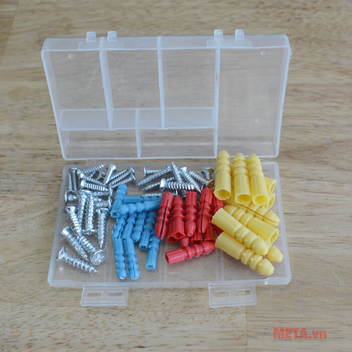 Máy khoan Atec AT7218 set 100 chi tiết (600W)