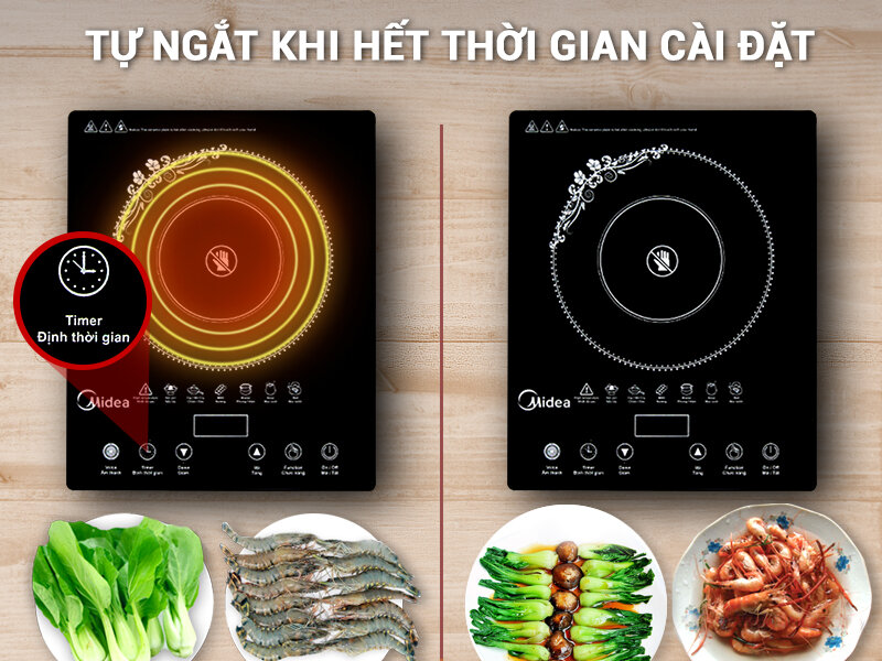 Bếp hồng ngoại Midea MIR-T2013DA