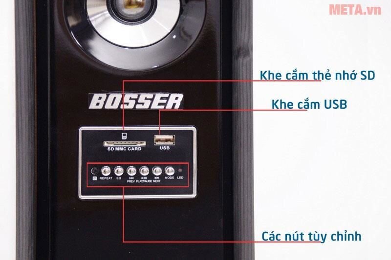 Loa karaoke Bluetooth BOSSER SA-181K