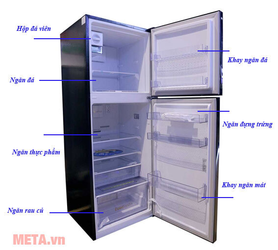 Tủ lạnh Inverter Beko RDNT340I50VZWB 296 lít Tủ lạnh Inverter Beko RDNT340I50VZWB 296 lít