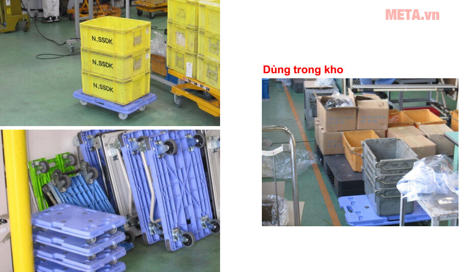 Xe đẩy hàng Nansin Nhật Bản DSK-301B2 (300kg) có khóa dừng