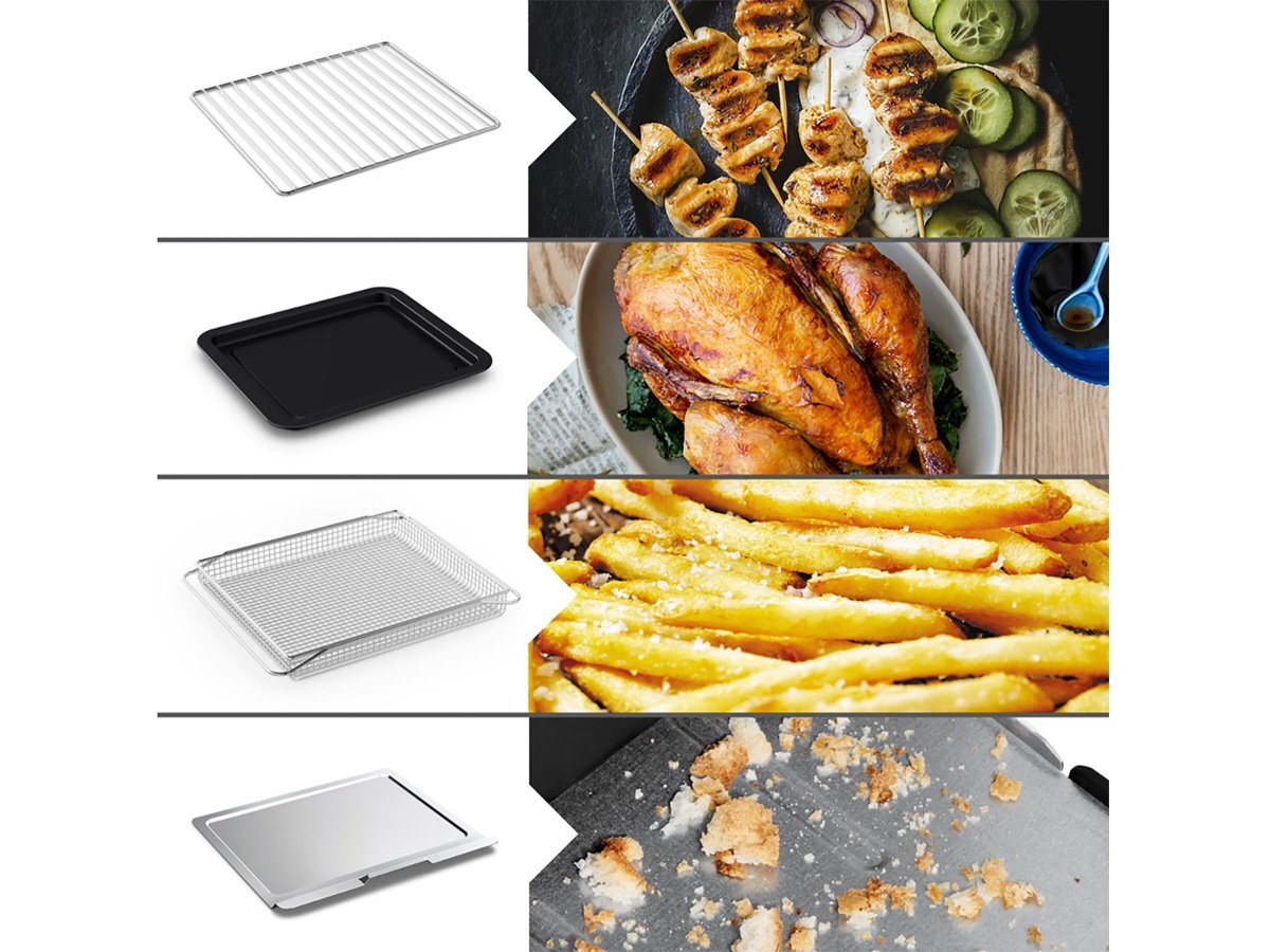 Nồi chiên Tefal FW6058KR đi kèm nhiểu phụ kiện