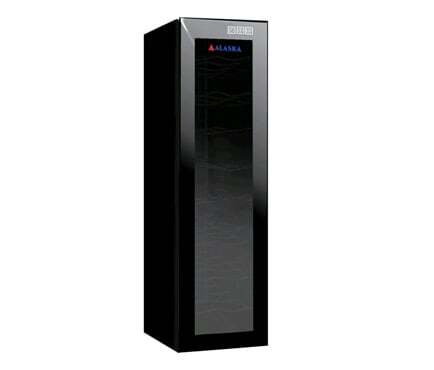 Tủ đựng rượu vang Alaska JC 18A dạng dứng, gọn gàng, sang trọng Tủ đựng rượu vang Alaska JC 18A dạng dứng, gọn gàng, sang trọng