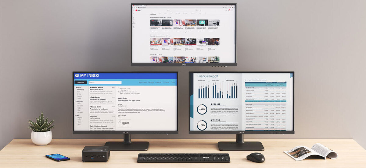 Máy tính để bàn MSI Cubi-N-ADL-017XVN-BN2004GS12XXA