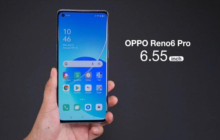 oppo reno6 pro 5g màn hình