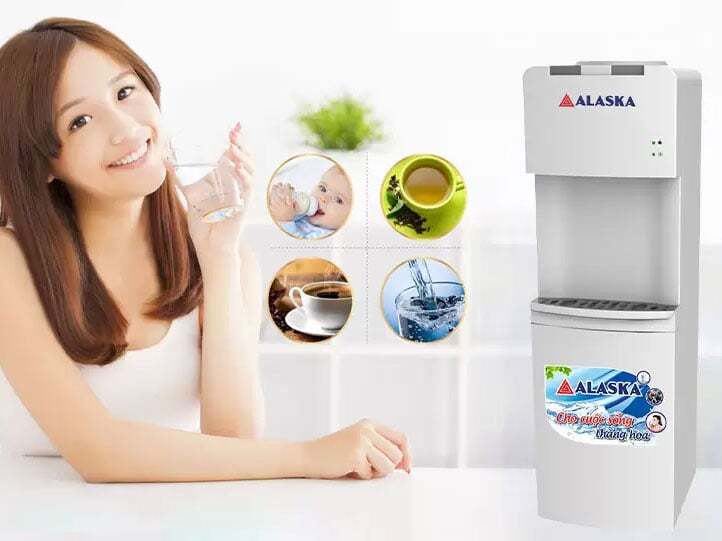 Máy nước uống nóng lạnh có khóa an toàn vòi nóng Máy nước uống nóng lạnh