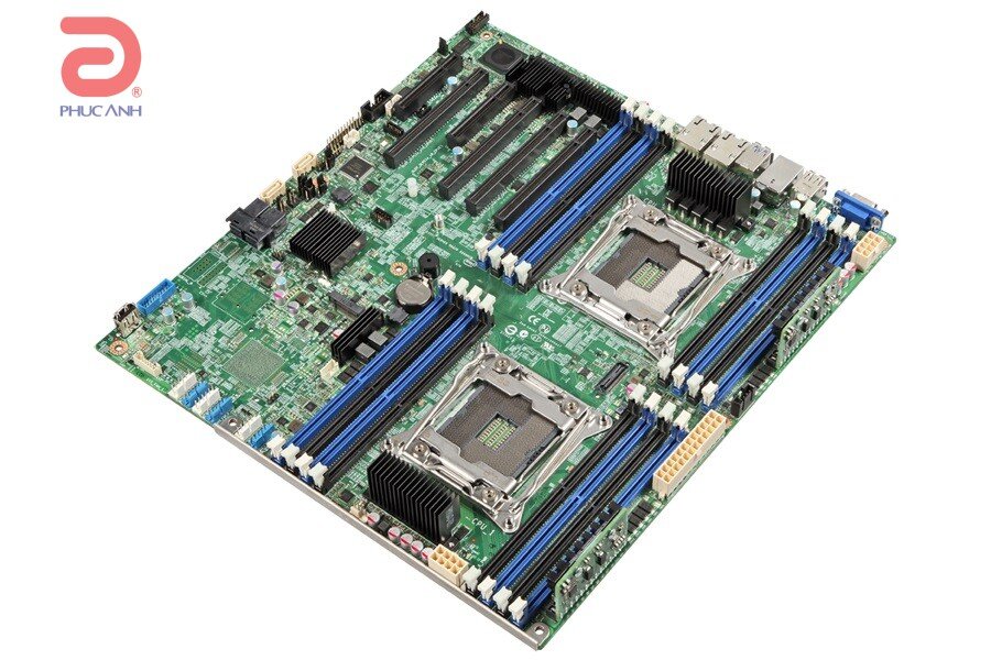 Mainboard Intel S2600CW2R (DUAL CPU WORKSTATION) (Chipset Intel® C612/ Socket LGA2011-3/ VGA onboard) Mainboard Intel S2600CW2R (DUAL CPU WORKSTATION) (Chipset Intel® C612/ Socket LGA2011-3/ VGA onboard)