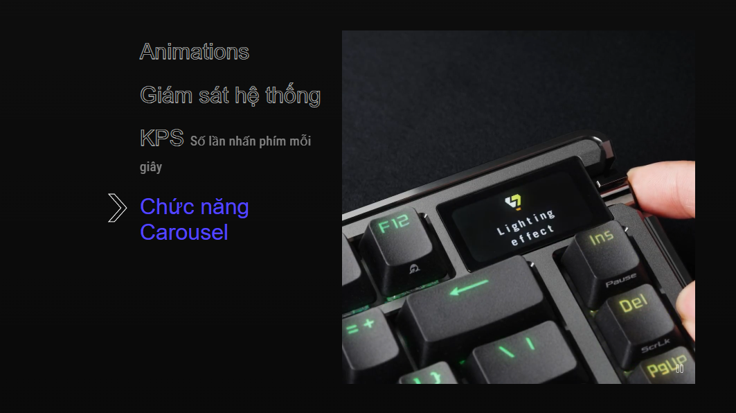 Bàn phím cơ gaming không dây ASUS ROG Azoth Extreme 15