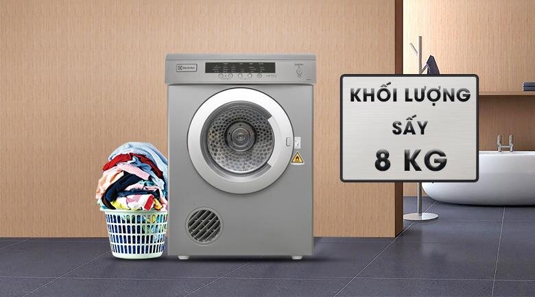 Máy Sấy Quần áo 8Kg Electrolux EDV8052S