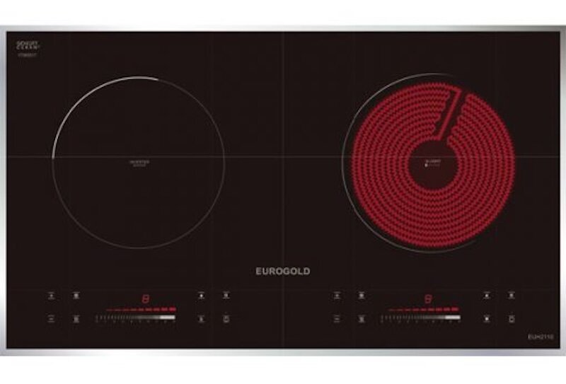 Bếp điện từ đôi Eurogold EUH2210 sở hữu thiết kế sang trọng và hiện đại