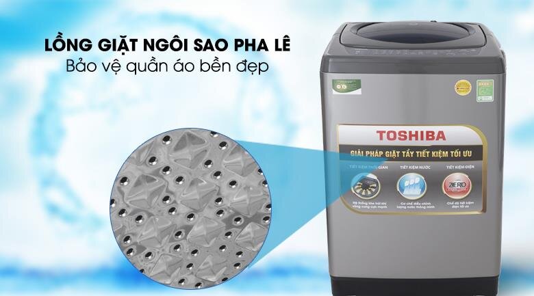 Máy giặt 9 Kg Toshiba AW-H1000GV/SB lồng đứng