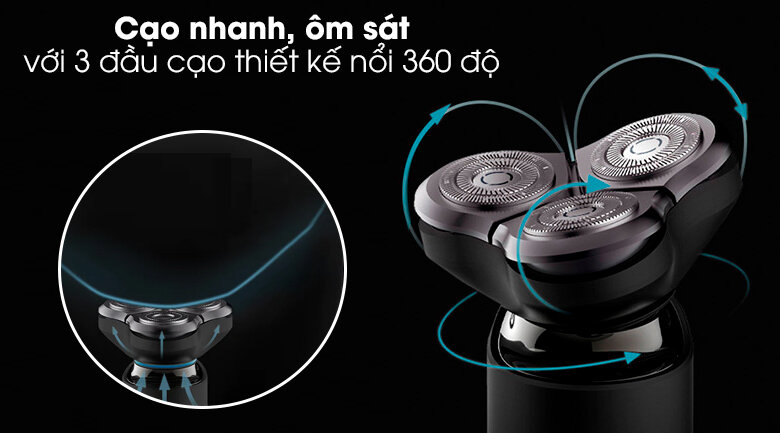 Máy cạo râu Xiaomi S500 NUN4131GL | Cạo nhanh ôm sát