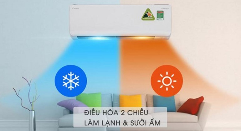 Điều hòa Daikin Inverter 12000 BTU 2 chiều FTXM35XVMV/RXM35XVMV gas R-32 2 Điều hòa Daikin FTXM35XVMV/RXM35XVMV ấn tượng trong thiết kế hiện đại, sang trọng