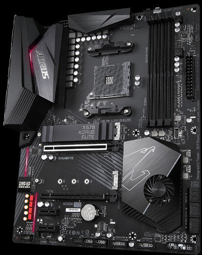 Main Gigabyte X570 Aorus Elite (Chipset AMD X570/ Socket AM4/ VGA onboard)