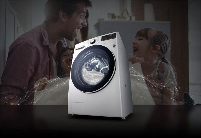 Máy giặt sấy LG Inverter giặt 10kg sấy 6kg FV1410D4P