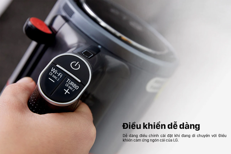 Máy hút bụi cầm tay LG A9N-MAX sử dụng bộ lọc HEPA 14 