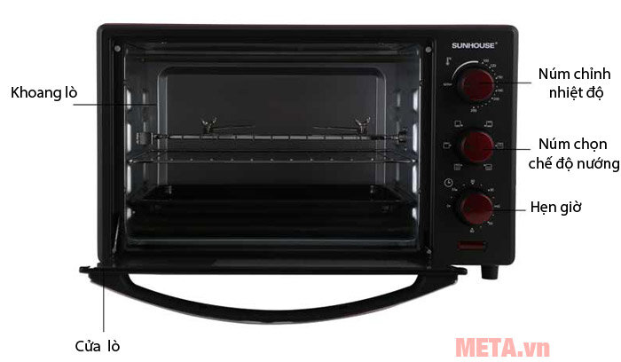 Lò nướng Sunhouse SHD4226 26 lít